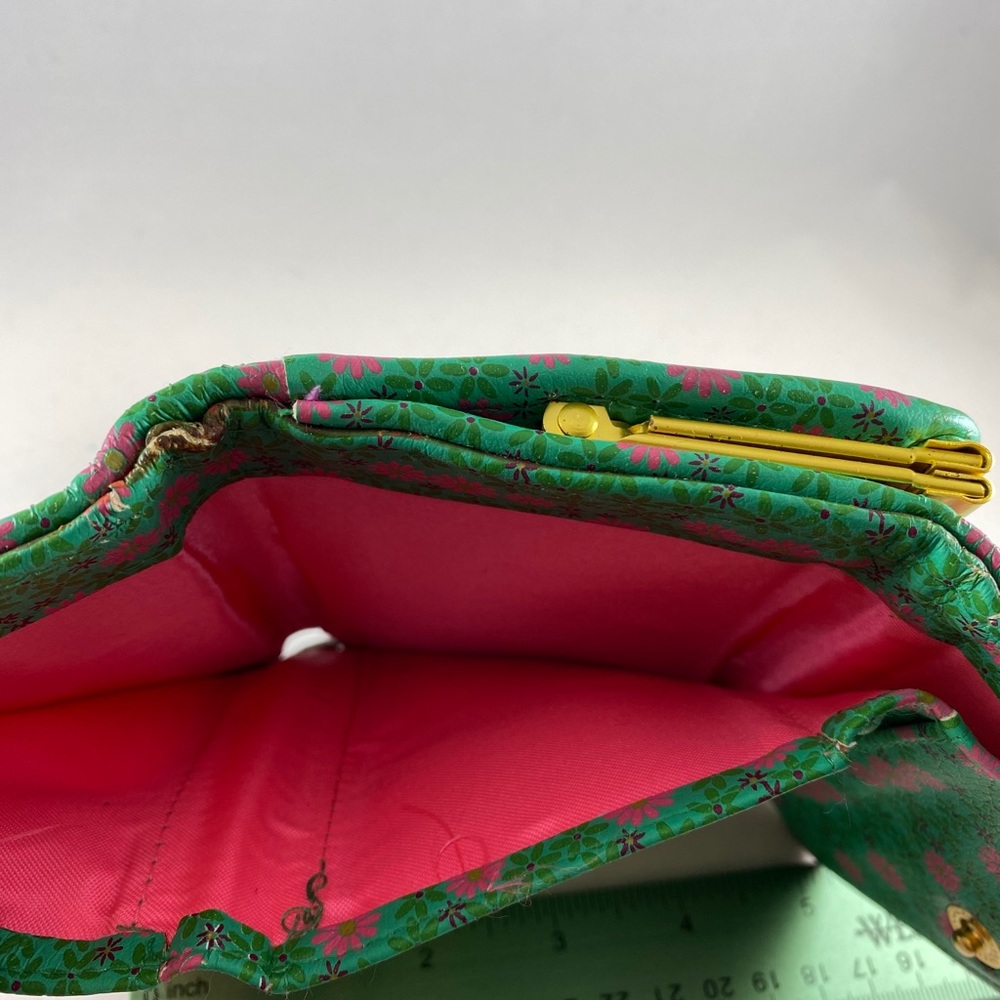 Loop canvas floral wallet purple w/ red roses - Picture 5 of 6